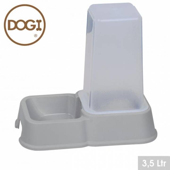 DISTRIBUTEUR DE CROQUETTES 3,5LTR GRIS
