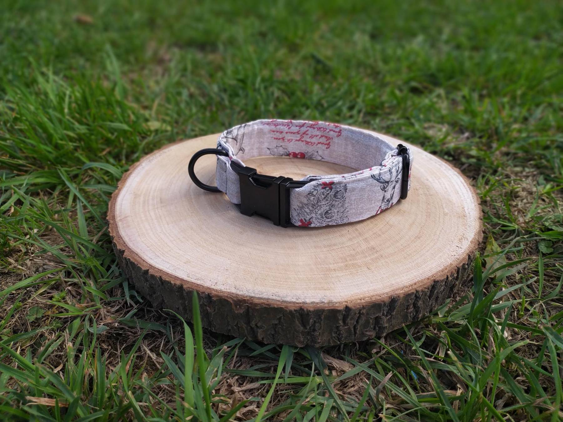 Collier, laisse de fabrication artisanal collection Noel
