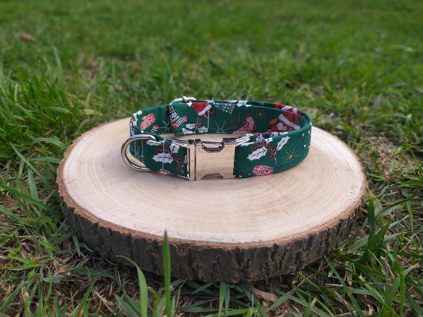 Collier, laisse de fabrication artisanal collection Noel