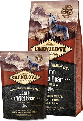 Croquettes Chien Adulte Agneau Sanglier 12kg Carnilove