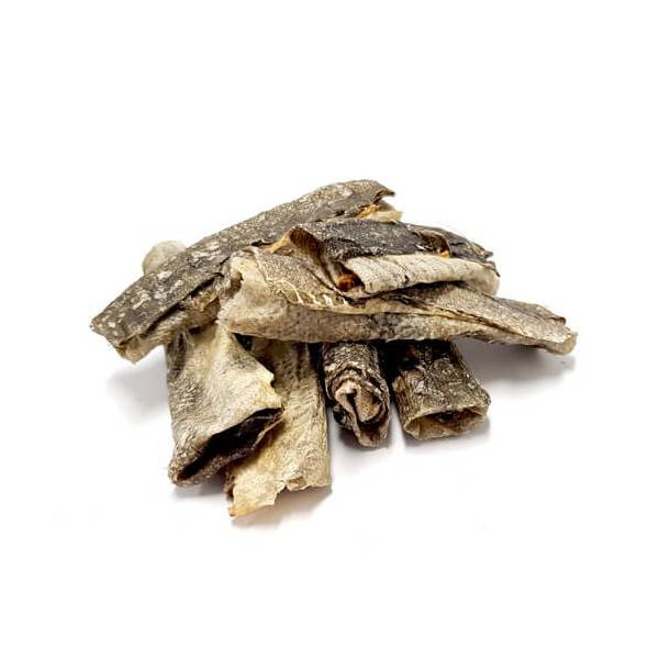 Peau de poisson blanc pour chien et chat friandise 100% naturel